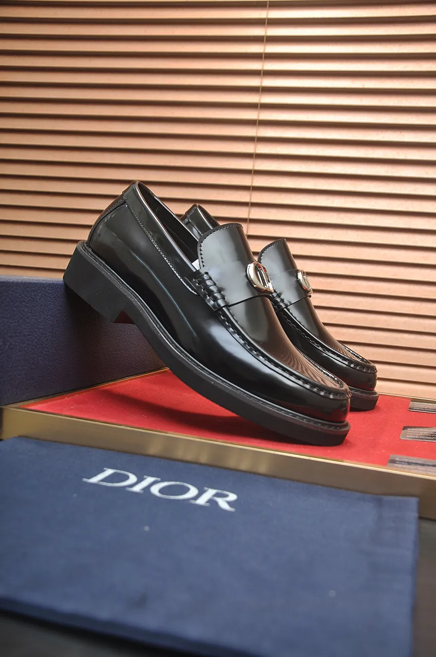 Men's shoes 💰680💶[Dior] (water-dyed cowhide lining) Dior original 1:1 high-quality factory, imported original materials, imported raw cowhide, water-dyed cowhide lining, original TPU outsole, code number: 39-44 (38.45 custom-made)